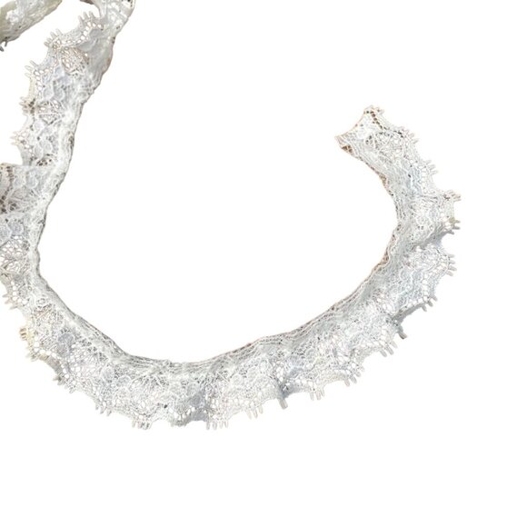 Vintage Scallop Lace Trim Edging Sewing Junk Journal Scrapbooking 6 Yards u - Picture 3 of 3